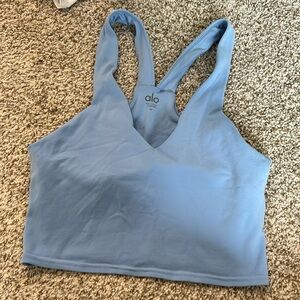 Alo Yoga Real Bra Tank in Size Medium, Marina Color